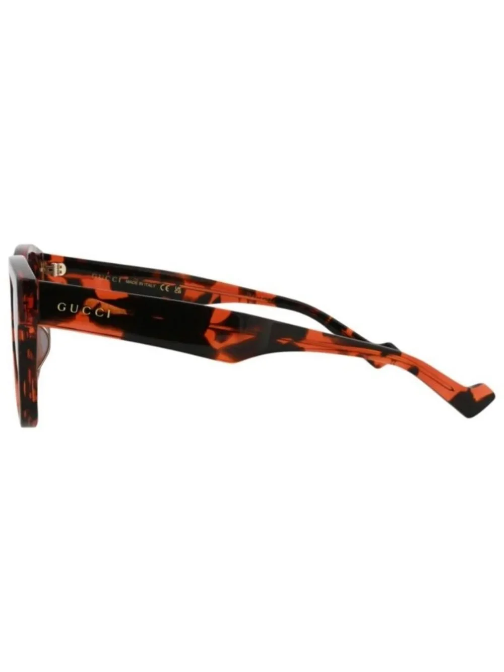 New Gucci Mens Square/Rectangle Havana Havana Brown Fashion Designer Sunglasses